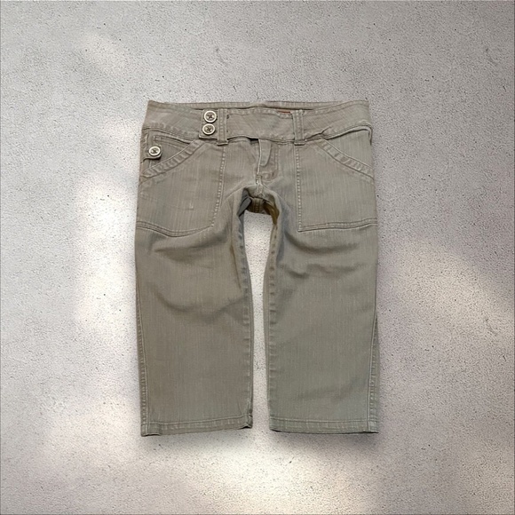 Y2k Bebop Low Rise Fitted Cropped Shorts - Picture 2 of 7